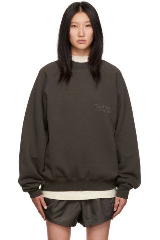 Gray Crewneck Sweatshirt | SSENSE
