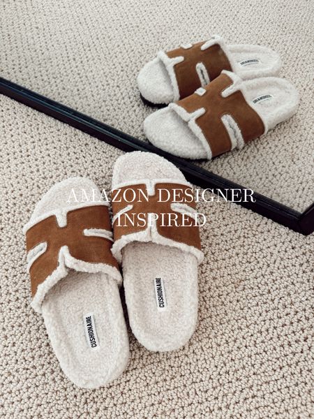 Designer inspired slippers on Amazon!! 

#LTKfindsunder50 #LTKshoecrush