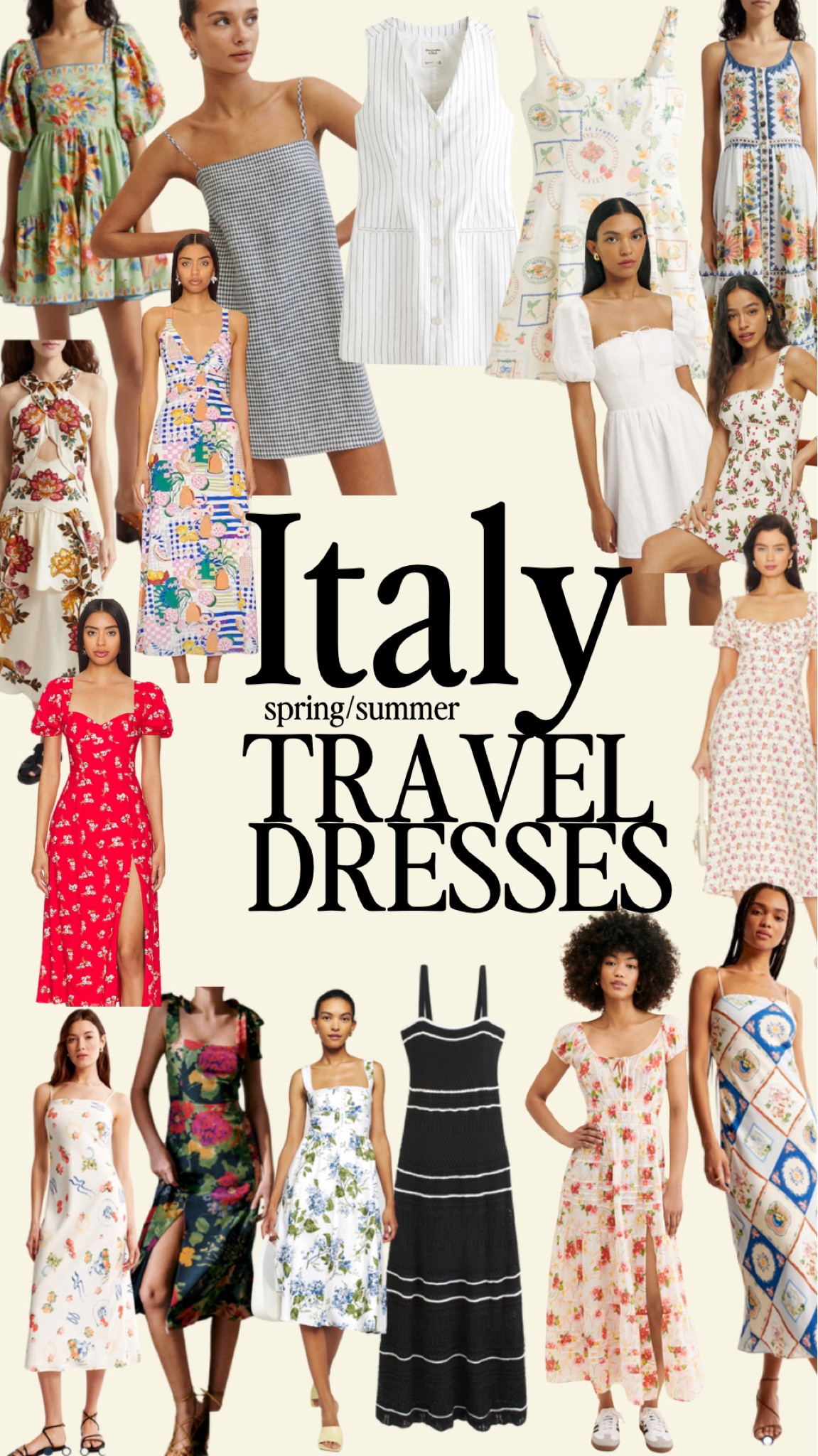 The best, bright, fun and vibrant dresses to wear on your italy trip this summer 


#LTKstyletip