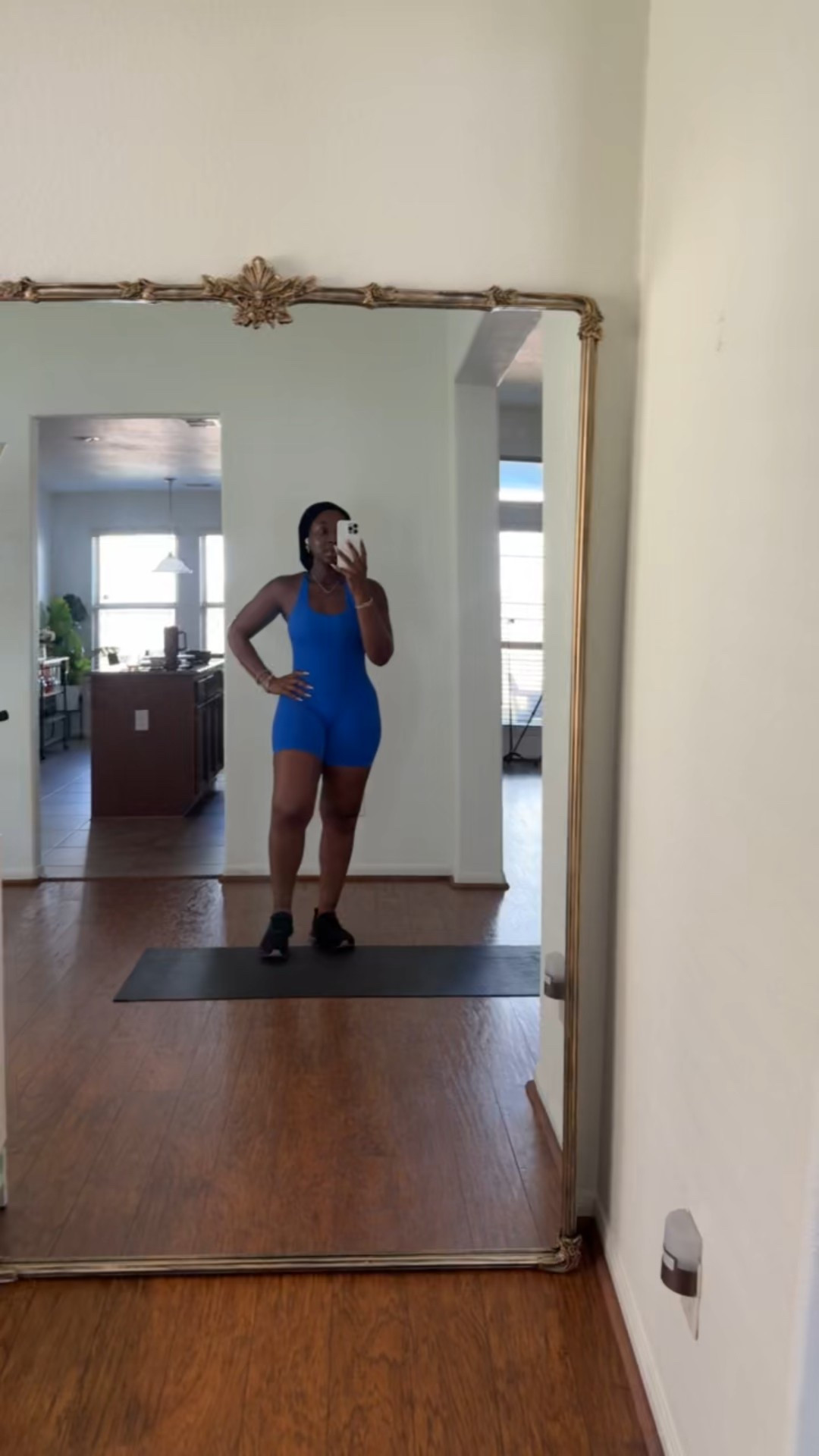 Good morning! About to work out. Have you worked out today?

#LTKActive #LTKHome #LTKselfcare