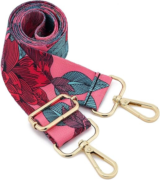 Wide Shoulder Strap Adjustable Replacement Belt Crossbody Canvas Bag Handbag | Amazon (US)