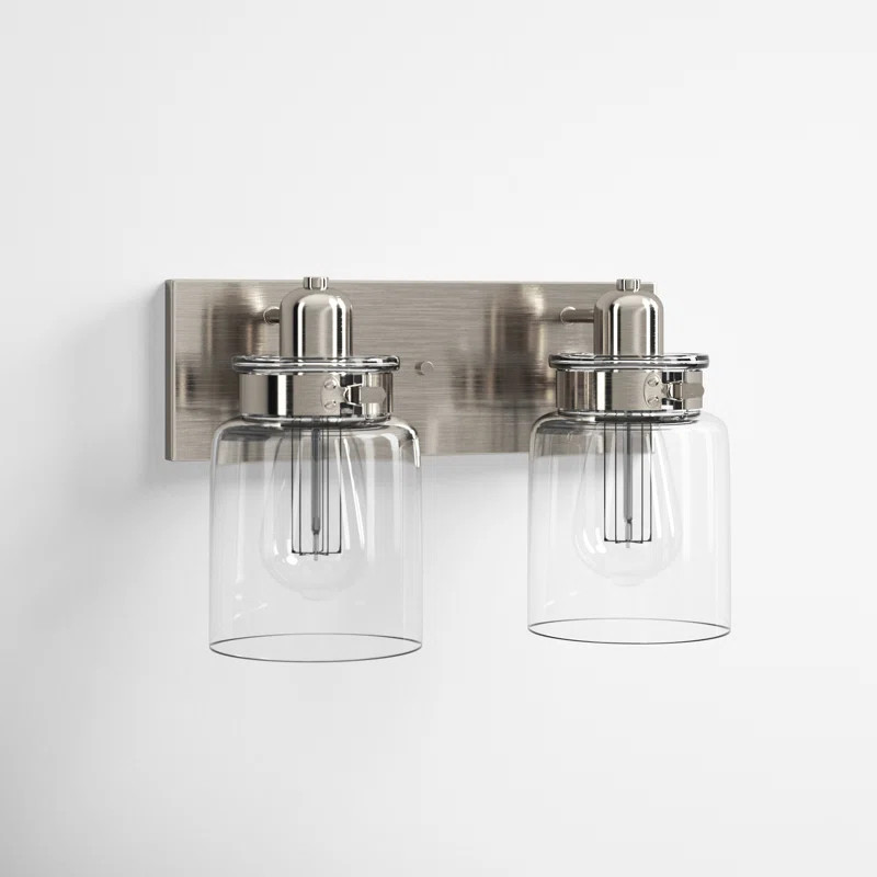 Brushed Nickel 3 - Light Dimmable Vanity Light | Wayfair North America