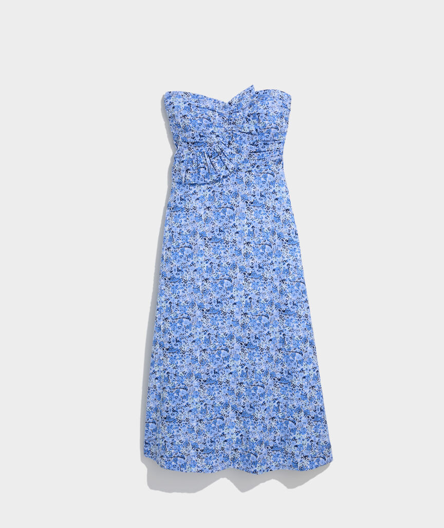 Kentucky Derby Maria Strapless Dress | vineyard vines