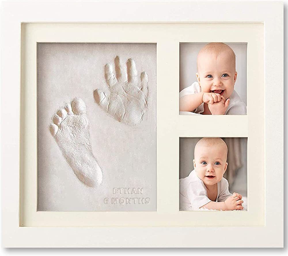 Baby Handprint and Footprint Makers Kit Keepsake Frame for Newborn Boys & Girls- Baby Girl Gifts ... | Amazon (US)