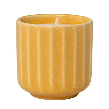 Better Homes & Gardens Sunshine Daisy Fluted Jar Candle, 1-Wick, 8 oz | Walmart (US)