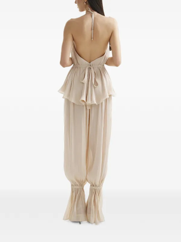 pleated balloon trousers | Farfetch Global
