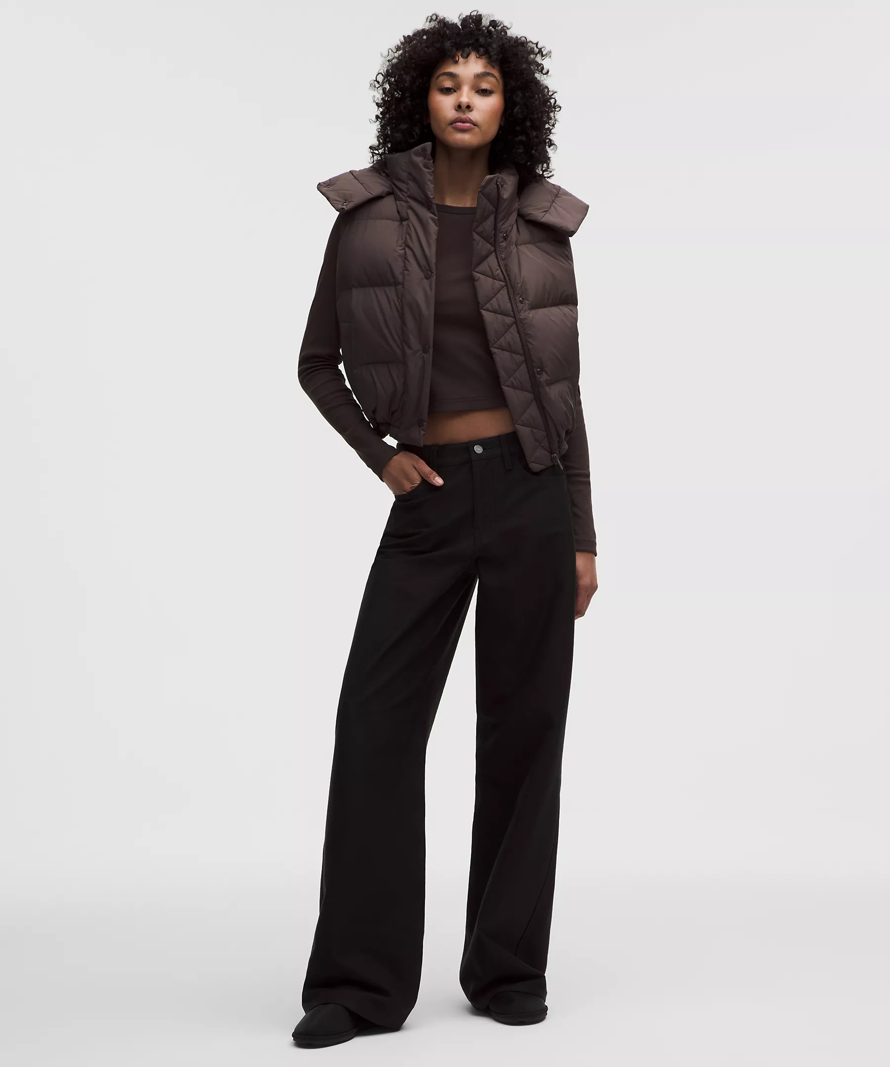 Wunder Puff 600-Down-Fill Cropped Vest | Women's Coats & Jackets | lululemon | Lululemon (US)