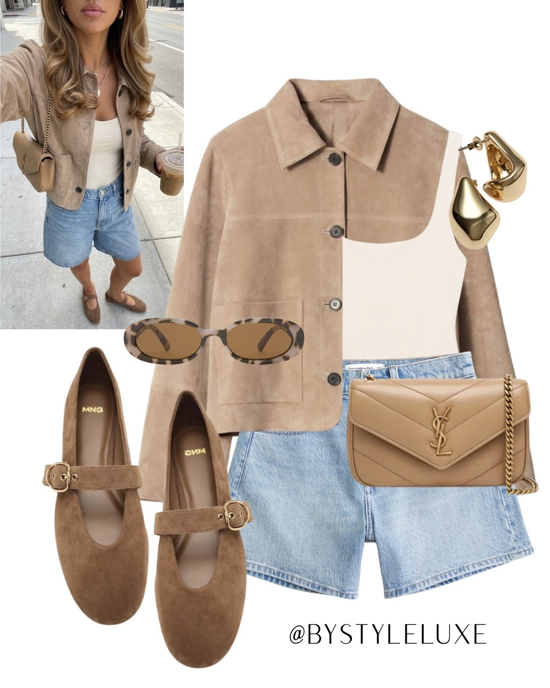 DENIM SHORTS - A staple blue denim short from @abercrombie that will take you from everyday to holiday. It’s a relaxed fit with high waist. 

#shorts #jacket #summeroutfit

#LTKspring #LTKsummer #LTKuk