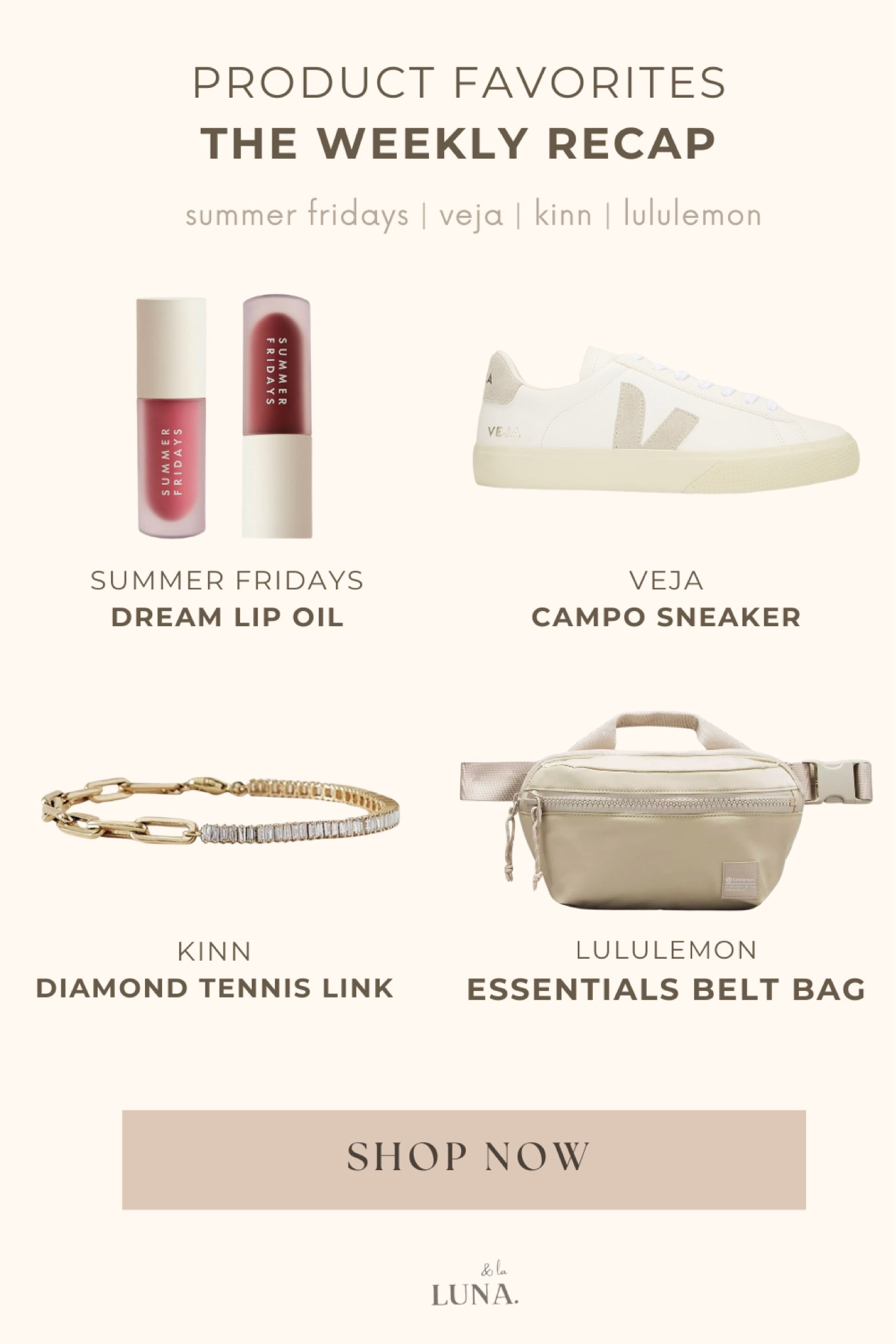 A weekly recap of some of my product favorites | new collection that includes jewelry, bags, beauty product, and sneaker in an all in 1 weekly roundup

#LTKstyletip #LTKbeauty #LTKshoecrush