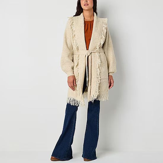 new!Ryegrass Womens Long Sleeve Cardigan | JCPenney