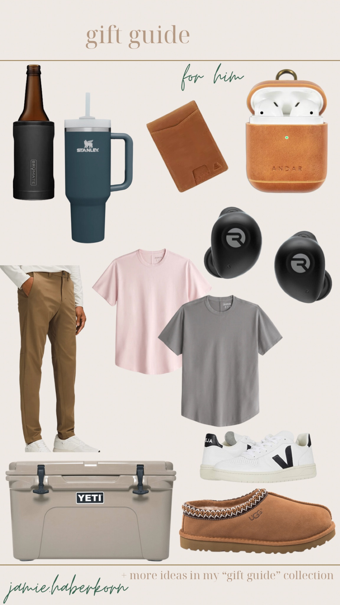 Gift guide - for him 


#giftguide #holidays #forhim #giftsforhim #lululemon #abercrombie #raycon #yeti #brumate #stanley #veja #ugg #cooler #mensstyle #mensclothes #andar #wallet #airpods

#LTKSeasonal #LTKmens #LTKHoliday