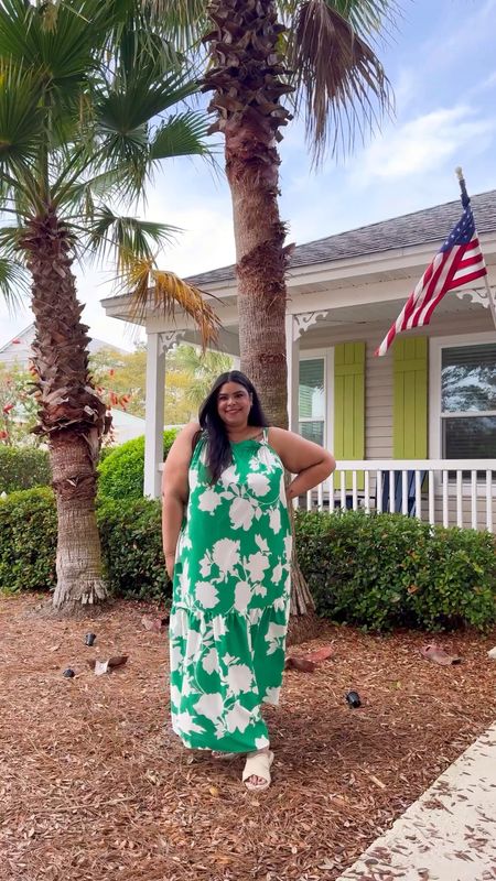 Vacation looks! Loving this maxi dress! Perfect for throwing on after the beach! I’m wearing size US 20! #shein #sheincurve #sheinplussize #springdresses #summerdresses #plussizedresses 

#LTKmidsize #LTKplussize #LTKstyletip