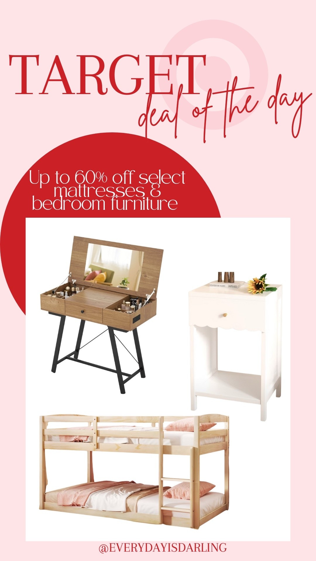 Up to 60% off select mattresses & bedroom furniture today only at Target! 

#LTKHome #LTKSaleAlert #LTKGiftGuide