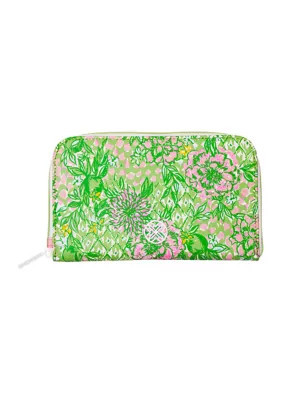 Lilly Pulitzer Women's Travel Wallet, Lime Feeling Good, Green | Belk