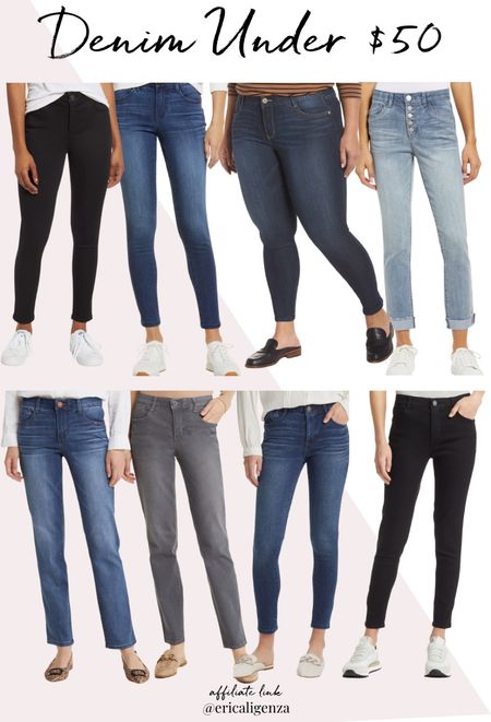 Nordstrom sale - denim under $50 

Black jeans // dark wash denim // dark jeans // button fly denim // skinny jeans // gray denim // straight leg jeans // medium wash denim 

#LTKsalealert #LTKunder50 #LTKxNSale