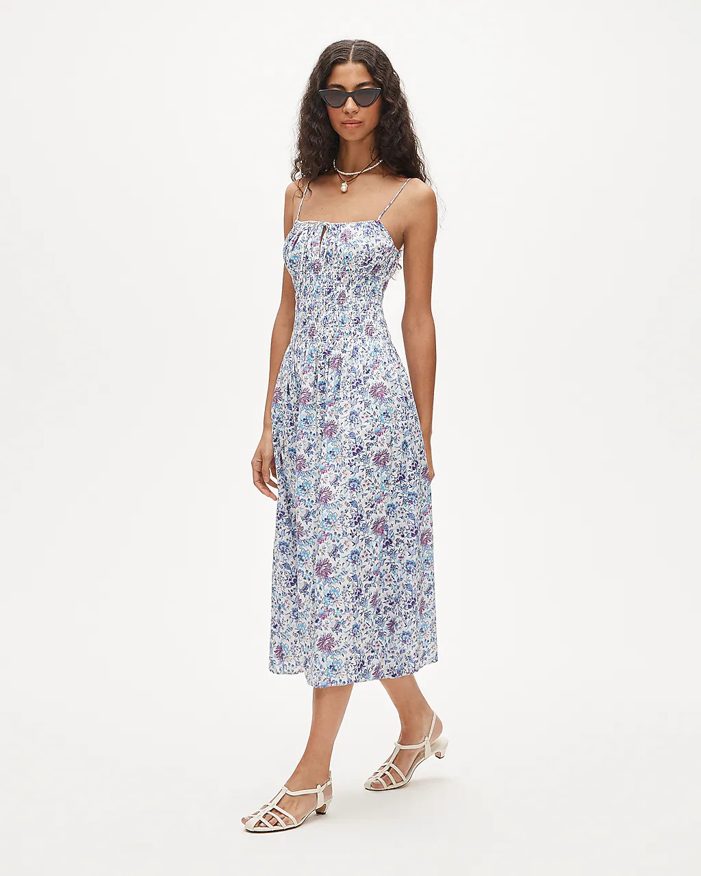 Smocked sundress in Liberty&reg; Christelle fabric | J. Crew US