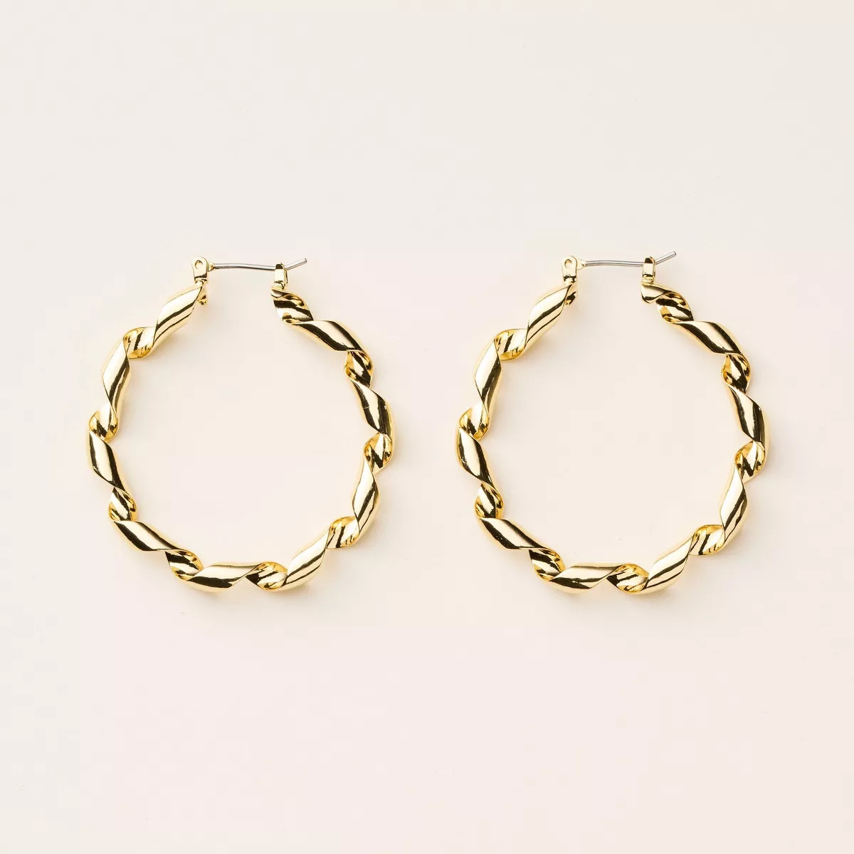 Metal Ribbon Hoop Earrings - kate spade new york x Target Gold | Target