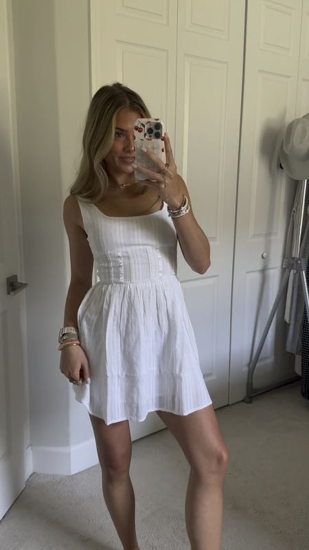 LORINDA MINI DRESS WHITE. Us size 2. Princess Polly. @princesspolly I wear the size US 2 in Princess Polly typically but always recommend sizing up because their clothing tends to run small. 
#tryon #tryonwithme #tryonhaul #princesspolly #springstyle #springvibes #springoutfits #springfashion #summerlooks #summeroutfit #summervibes #capsulewardrobe #fashioninspo #outfit #outfitinspo #princesspollyhaul #princesspollytryonhaul #princesspollytryon #fyp 

#LTKStyleTip #LTKFindsUnder100 #LTKVideo