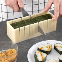 3pcs/set Sushi Maker Equipment Kit Plastic Kimbap Sushi Rolls Mold Round Square Heart-shaped Sushi Making Tools Cake Roll Mold | AliExpress (US)