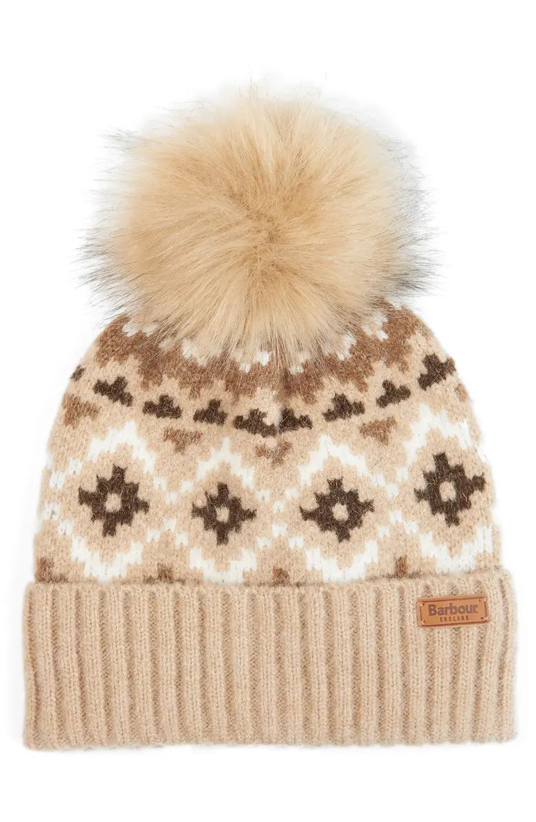 Barbour Claudia Fair Isle Beanie | Nordstrom | Nordstrom