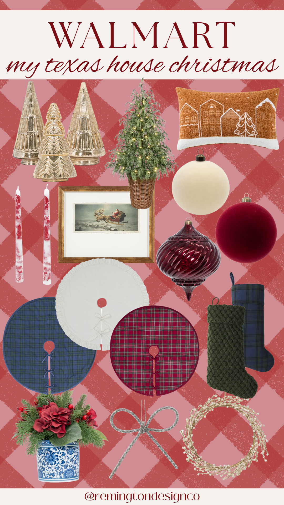 A Texas house Christmas, but make it cozy and classic! Rich plaids, velvet ornaments and timeless holiday touches from Walmart!

Walmart Christmas decor - traditional Christmas decor - plaid holiday decor - Christmas ornaments - Christmas tree decorations - cozy holiday home

 

 #LTKmomlife #LTKSeasonal #LTKHome