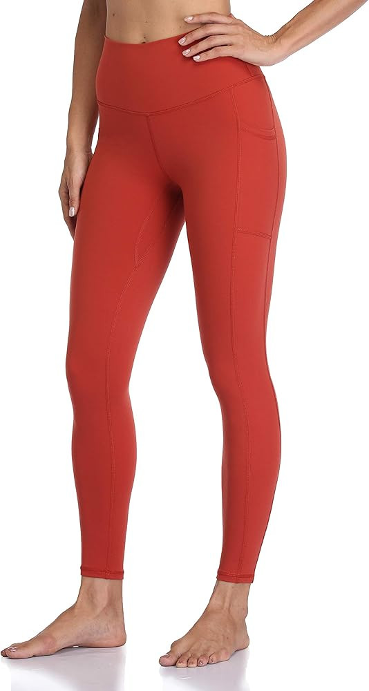 Women's High Waisted Yoga Pants 7/8 Length Leggings with Pockets | Amazon (US)