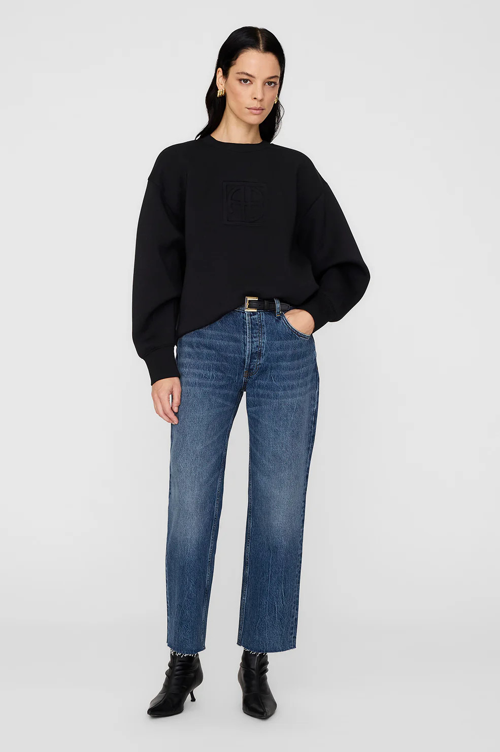 Alto Sweatshirt Framed Monogram | Anine Bing