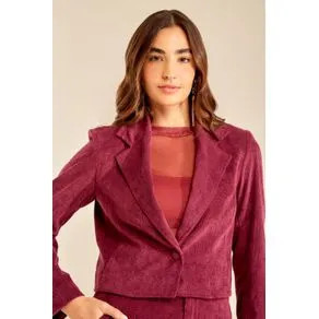 Blazer Sarja Veludo - Vermelho Persa VERMELHO PERSA | OffPremium (BR)