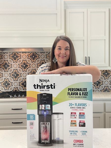 Flavored water just got a major upgrade with the Ninja Thirsti! 
 You can use this to make sparkling or still flavored water at home. 

There are so many flavor combinations to try. This is prefect for those of us who are trying to drink more water. 

You can find my tutorial/review of this flavored water machine on my social media. 

#LTKfamily #LTKhome #LTKFind