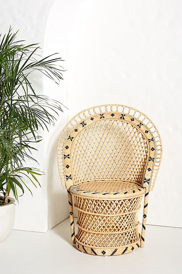 Barrel-Backed Woven Dining Chair | Anthropologie (UK)