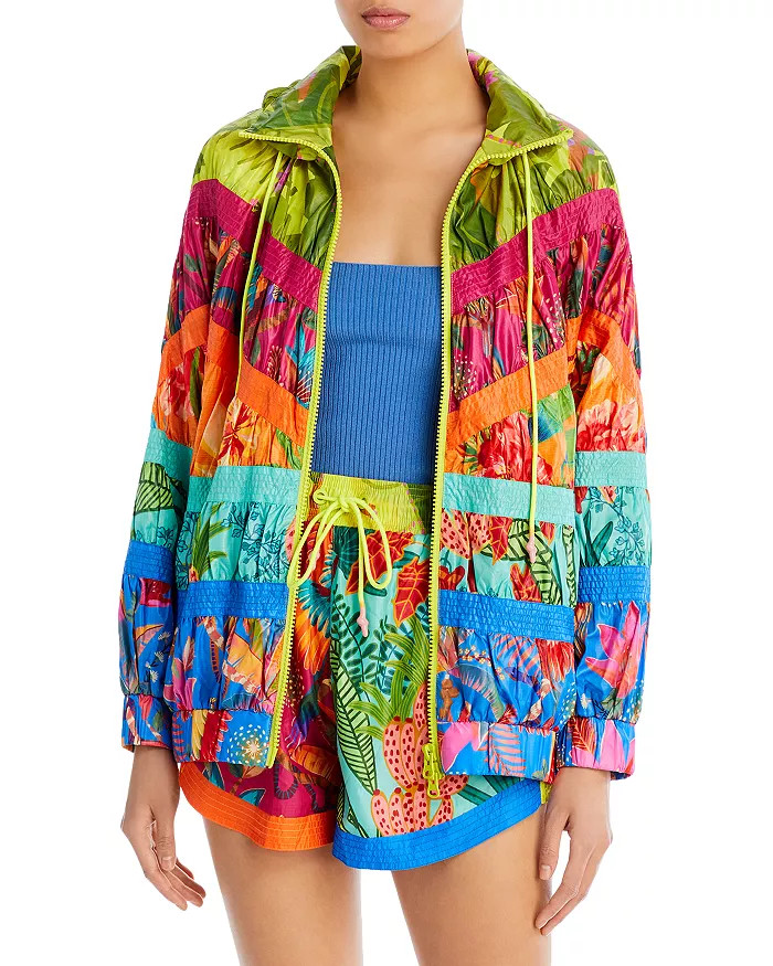 Mixed Print Windbreaker Jacket | Bloomingdale's (US)