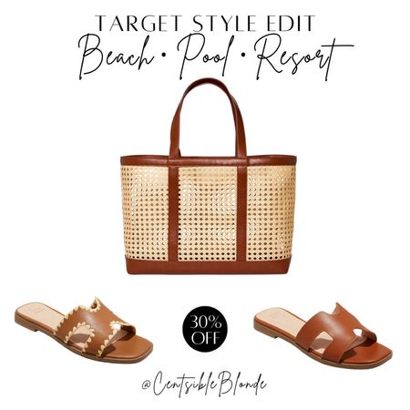 Beach bag 
Vacation bag
Resort wear
Slide sandals
Summer sandals
Spring sandals
Target sandals
Pool bag
Resort tote
Spring tote
Summer tote 

#LTKxTarget #LTKshoecrush #LTKitbag
