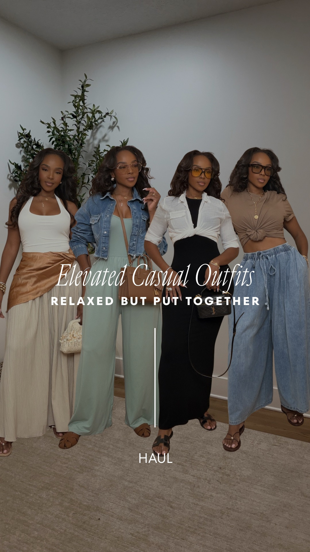 The kind of elevated casual outfits that make getting dressed SO much easier lately 🤍✨

These are the effortless summer looks I keep reaching for when I want to feel relaxed, comfortable, and still look put together — easy neutral outfits, casual chic basics, flowy pants, lightweight layers, and versatile pieces you can wear for brunch, errands, vacation, dinner, or everyday life 🥹

Everything is styled to mix and match easily, which honestly makes summer dressing less stressful. I linked all the outfits, accessories, shoes, and bags below so you can recreate the full looks effortlessly ✨

If an item opens in another color first, still click it because many pieces come in multiple color options 🤍

Everything is linked below ✨
Size Small | 5’4” | 140 lbs

Which outfit is your favorite: 1, 2, 3, or 4? 👀

#LTKPetite #LTKootd