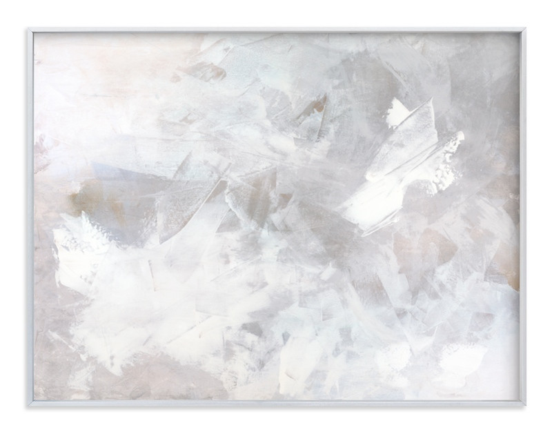 "Melody in White" - Painting Limited Edition Art Print by Teodora Guererra. | Minted