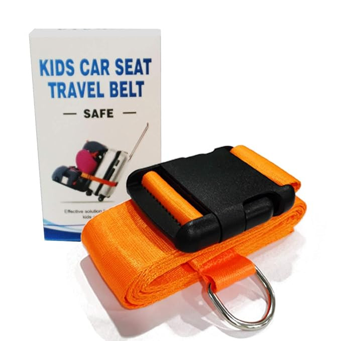 Car Seat Belt Strap to Suitcase, Convert Kid Car Seat and Carry-on Luggage to Airport Stroller Ca... | Amazon (US)