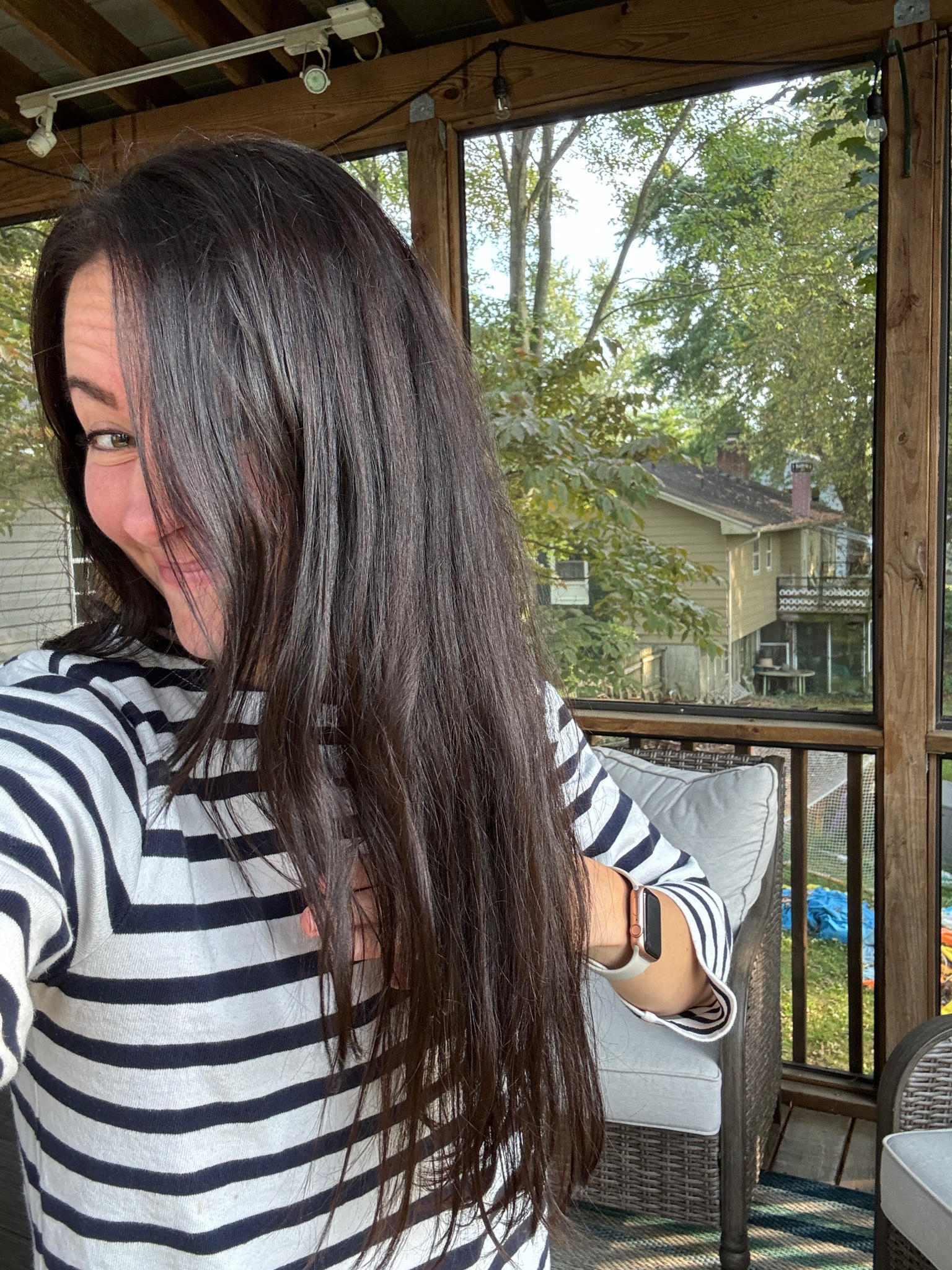 Color is Madison Reed 5.5NNN Modena Brown! Love love love that it’s a true chocolate brown with red and gold undertones! I only needed one box for my long hair

#LTKFindsUnder50 #LTKStyleTip #LTKBeauty