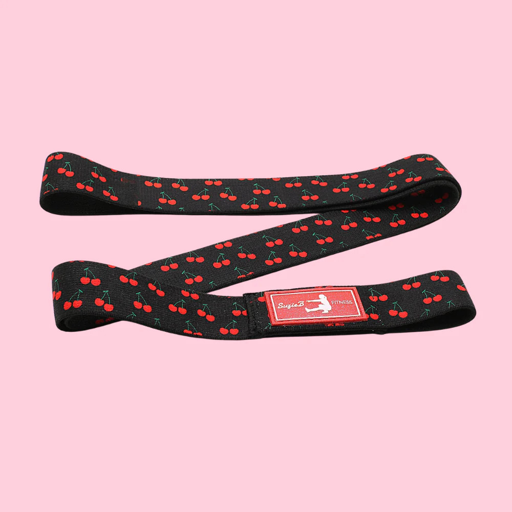 BLACK CHERRY LONG BAND | SuzieB Fitness