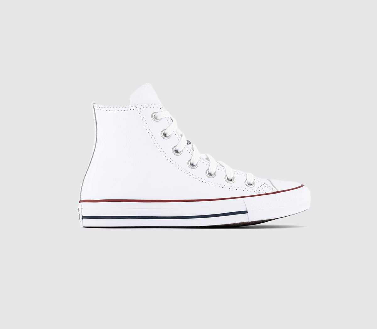 Converse All Star Hi Lthr Optical White  - Unisex Sports | OFFICE London (UK)