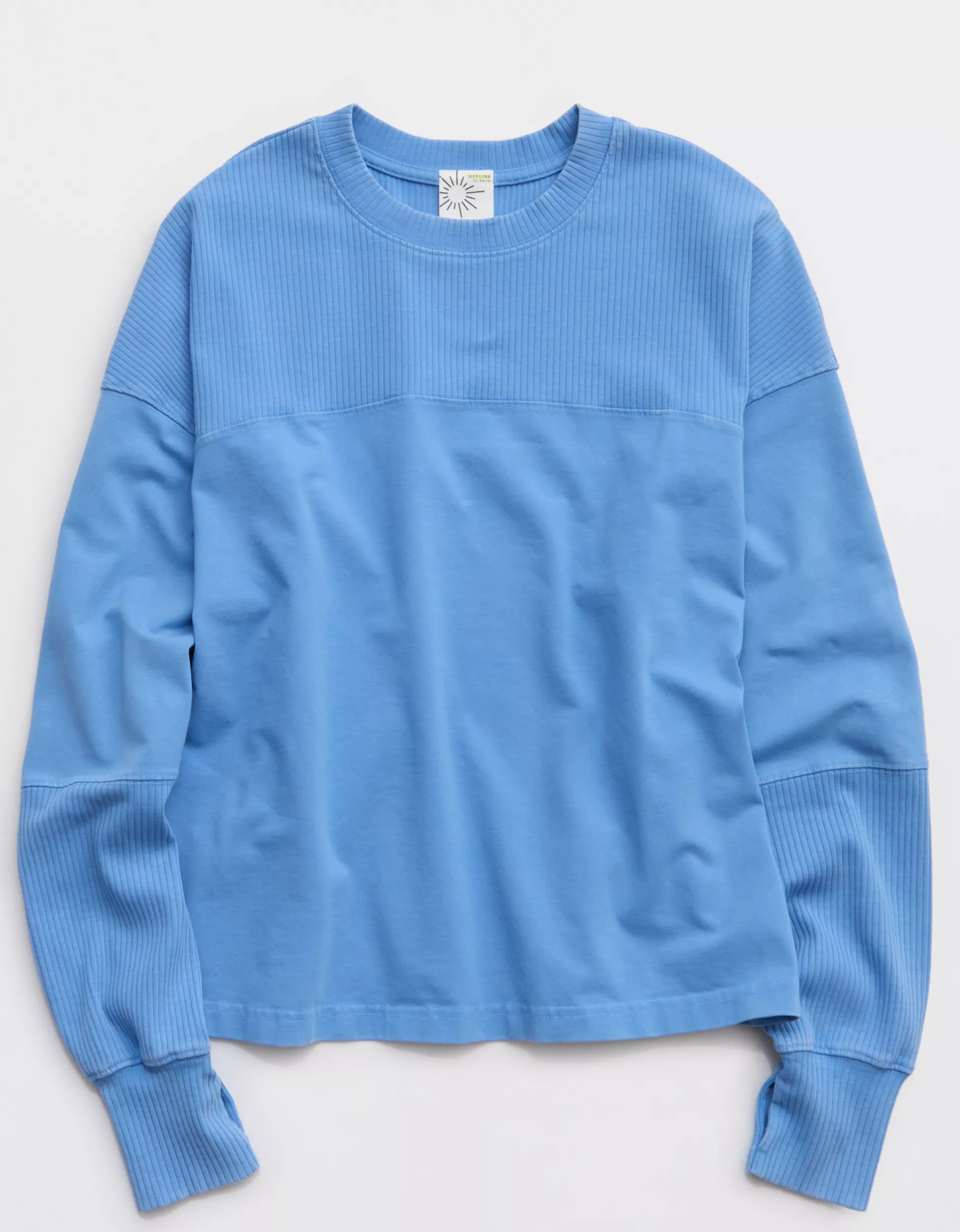 OFFLINE By Aerie OG Cotton Crewneck Sweatshirt | Aerie