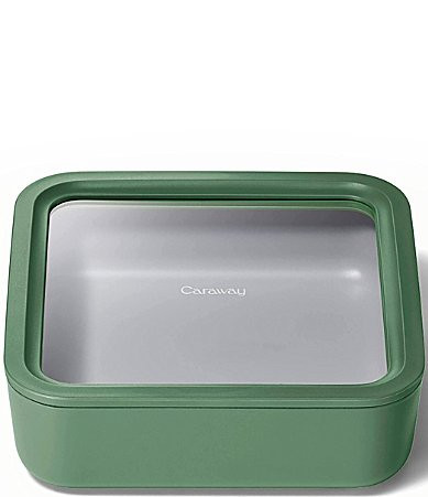 Caraway Ceramic-Coated Large Storage Container - Sage | Dillard's