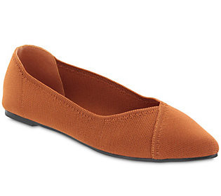 MIA Shoes Knit Flats - Elanna | QVC