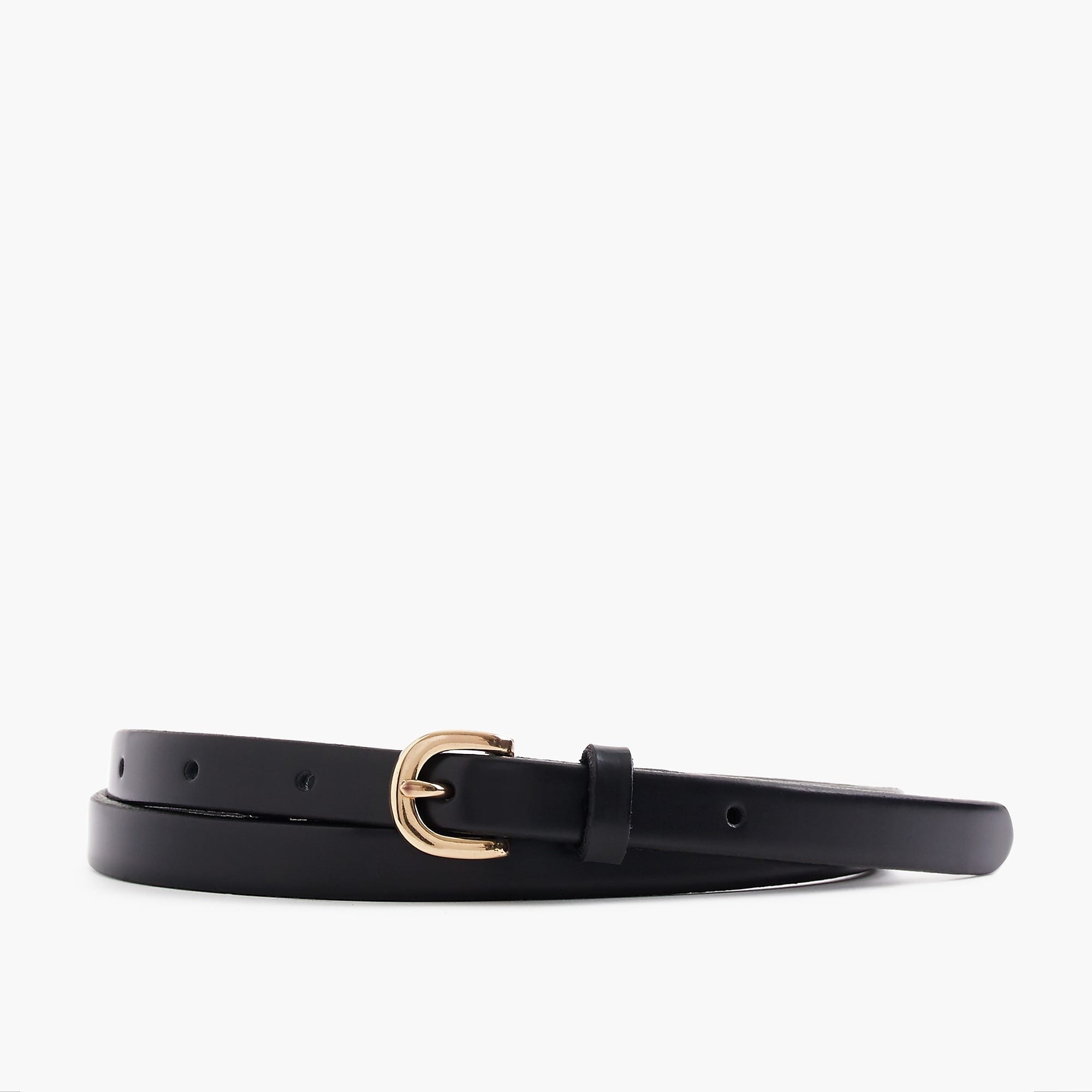 Skinny Italian leather belt | J. Crew US