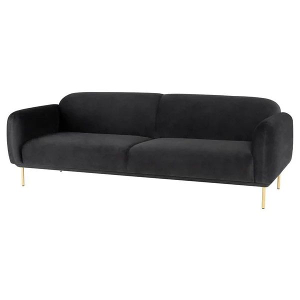 Nuevo Benson Triple Seat Sofa - Shadow Grey | Alchemy Fine Home