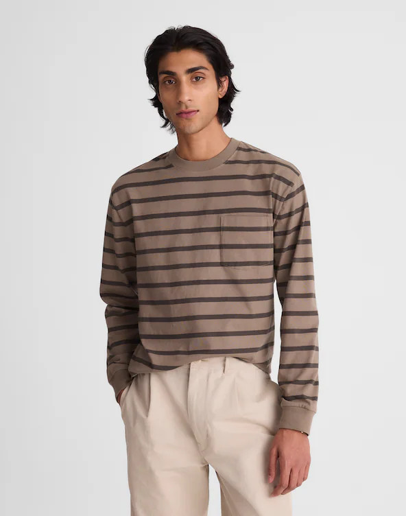 The Long-Sleeve Vintage Pocket Tee | Madewell