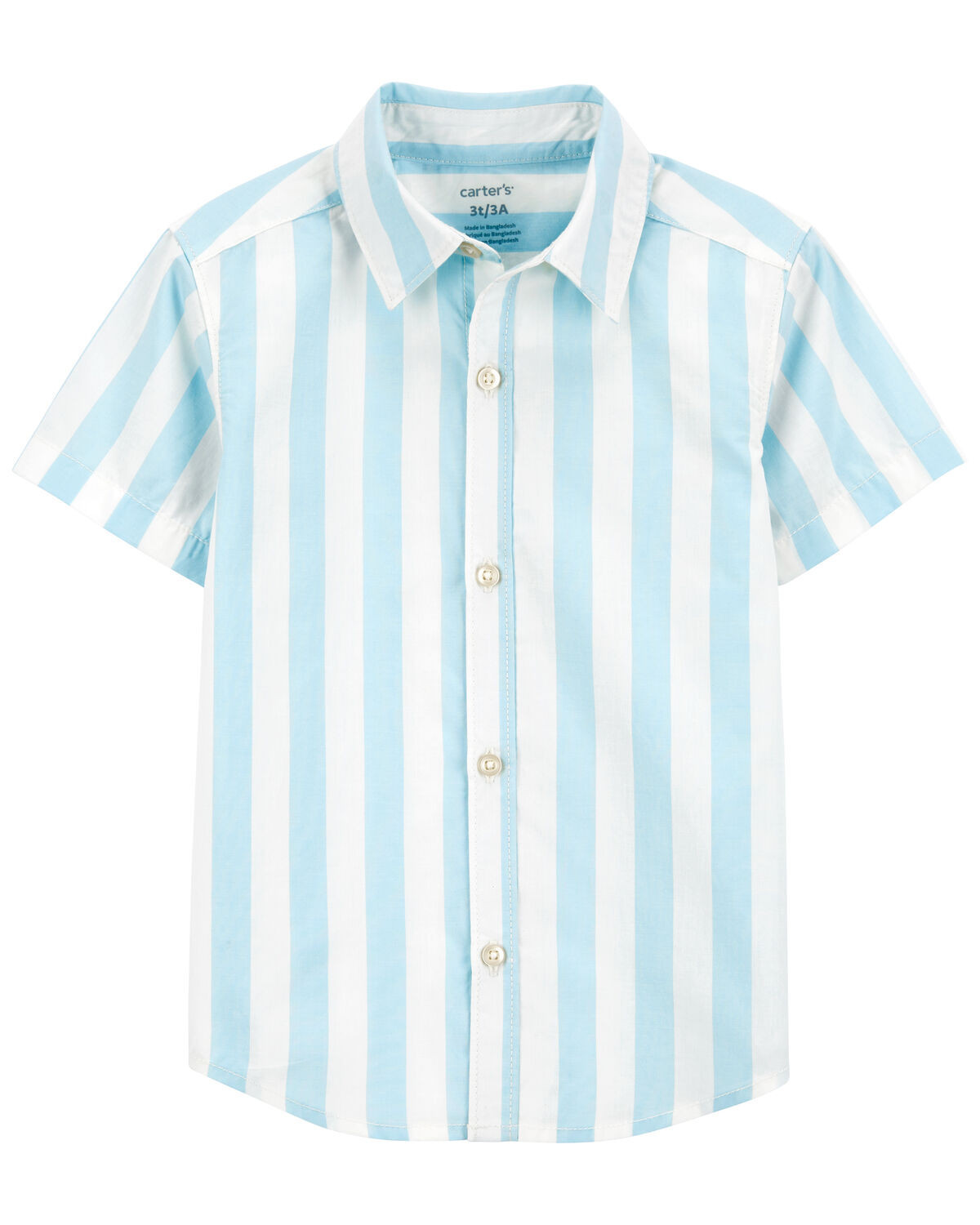 Baby Striped Button-Down Shirt | Carter's