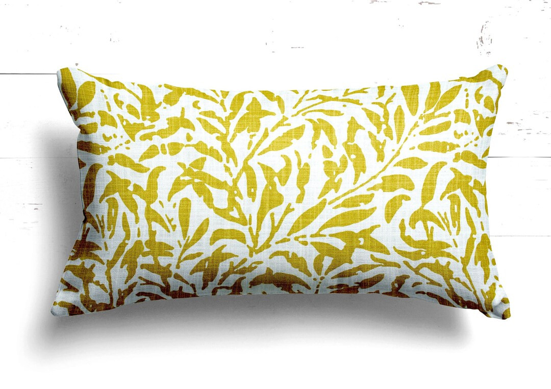 CLEARANCE  24"X12" Limited Edition Indoor Pillow Covers Decorative Home Decor Lumbar Yellow Richl... | Etsy (US)