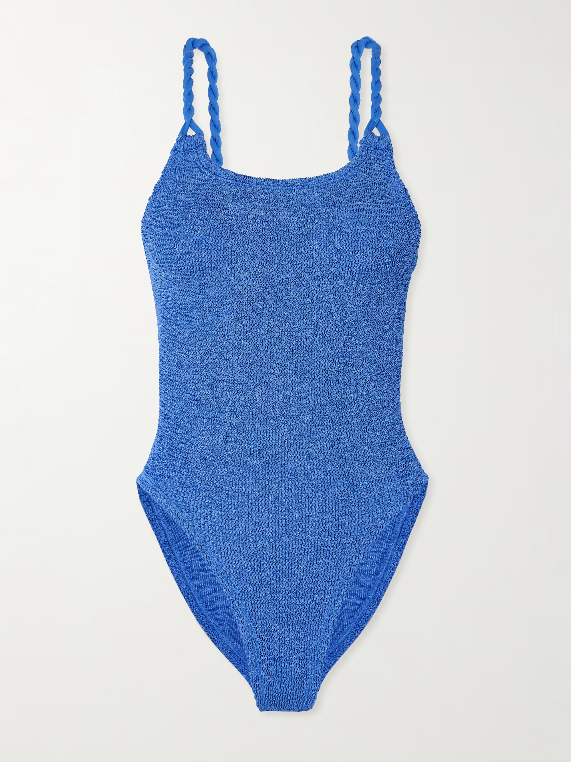 Camille metallic seersucker swimsuit | NET-A-PORTER (US)