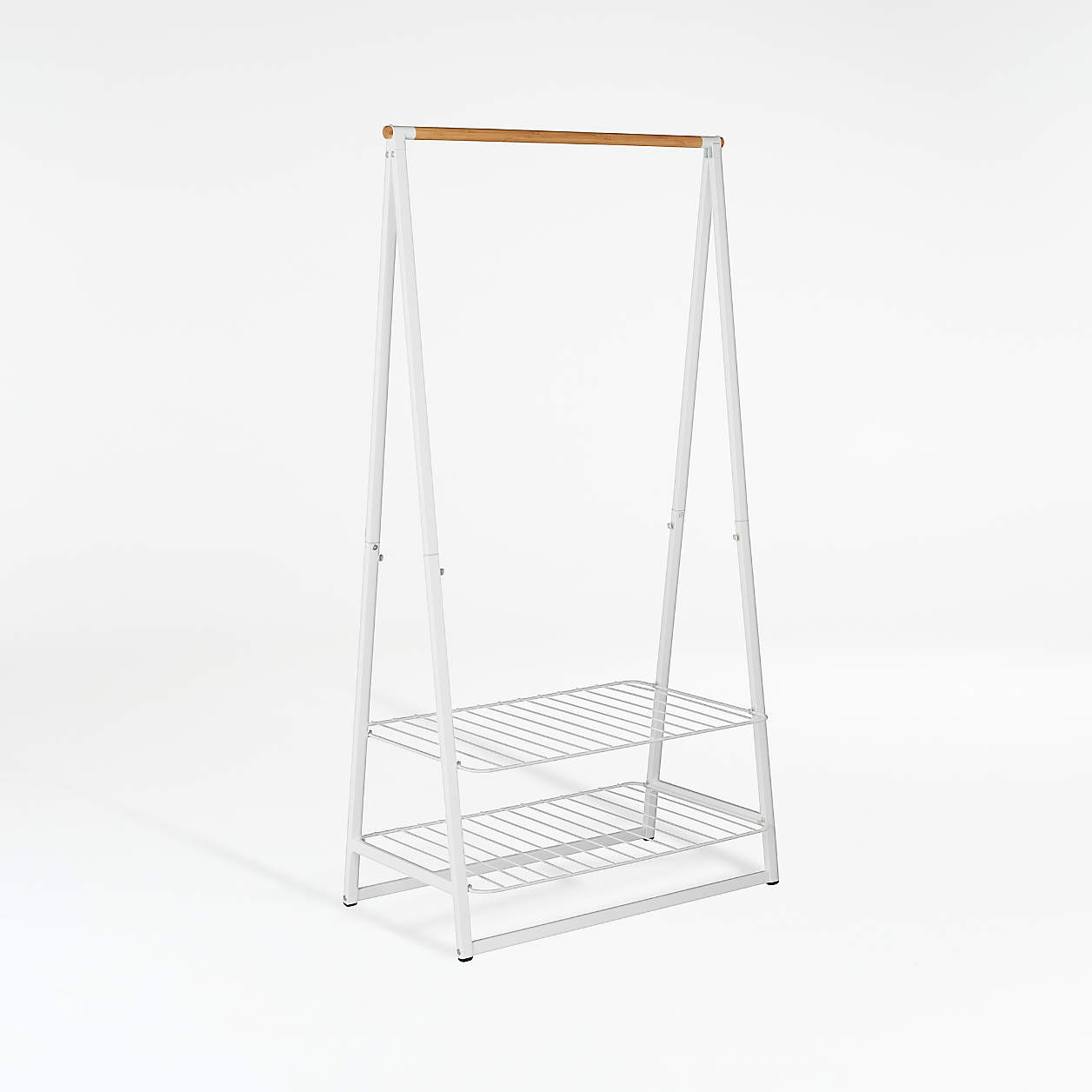 Brabantia Linn Large White Clothes Rack + Reviews | Crate & Barrel | Crate & Barrel
