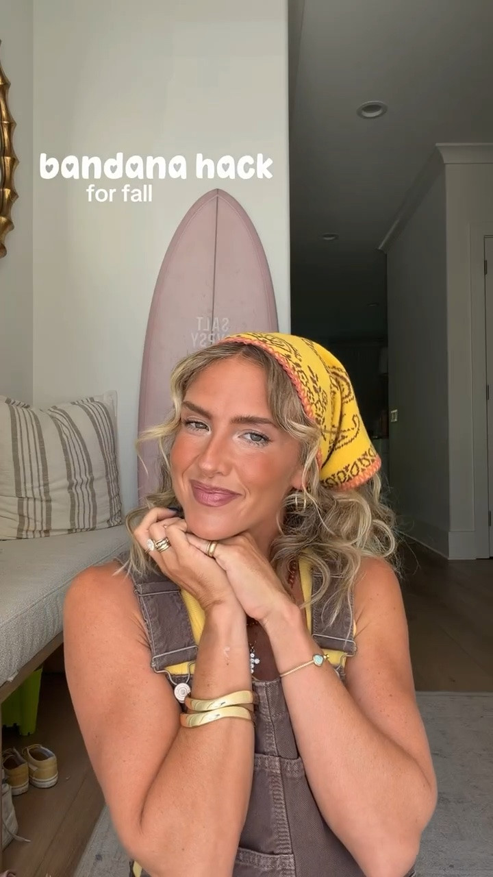 Bandana hack 🤎 my necklace is from Coastline Color (unlinkable) I linked similar

#LTKBeauty #LTKSeasonal #LTKstorytime