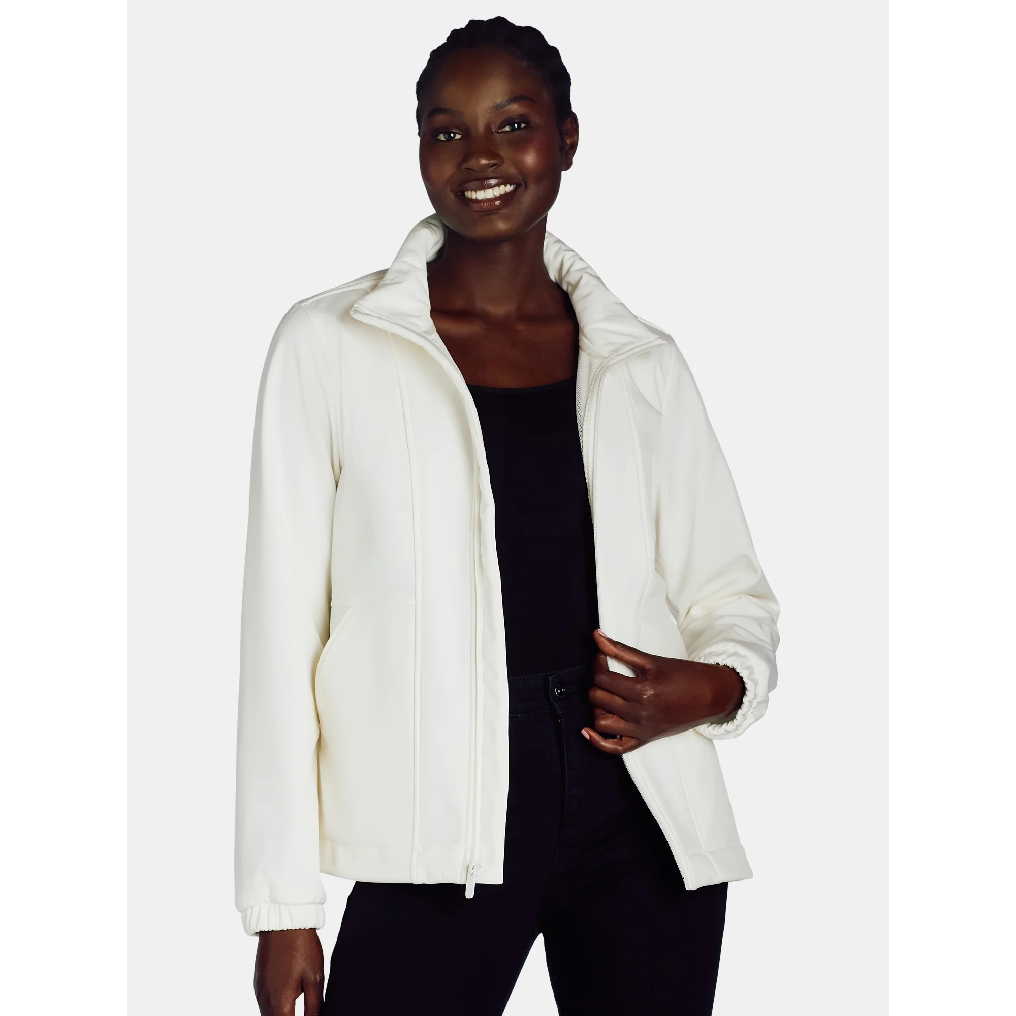 Time and Tru Women’s Softshell Jacket, Sizes XS-2X | Walmart (US)